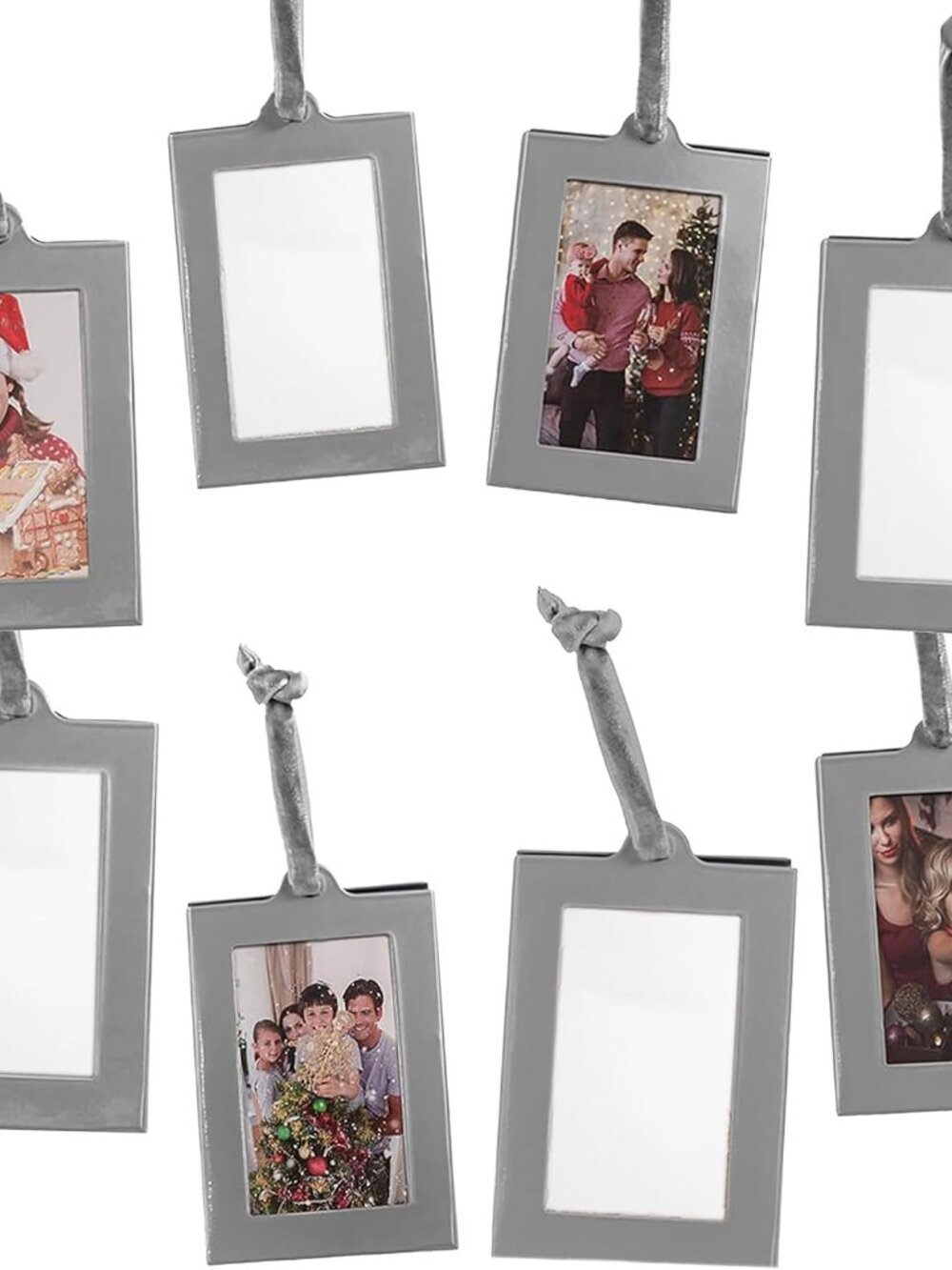 Picture Frames Ornament - Silver Small Hanging Picture Frames - Photo Ornaments
